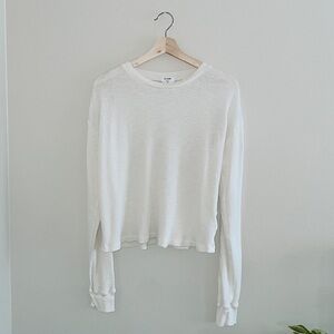 Re/Done Thermal Long Sleeve Top